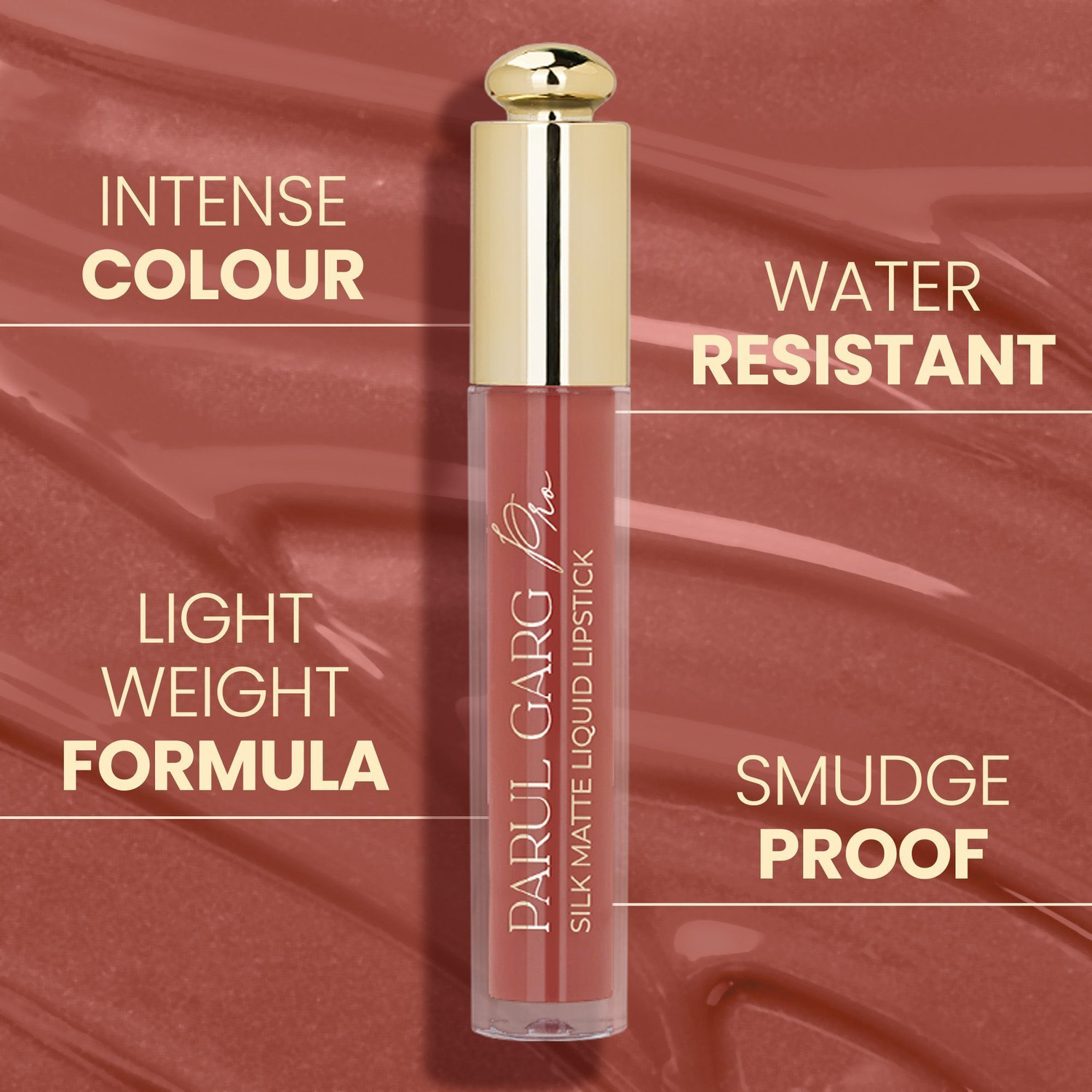 Image of Parul Garg Silk Matte Liquid Lipstick | Long-Lasting, Smudge-Proof & Hydrating | 100% Vegan