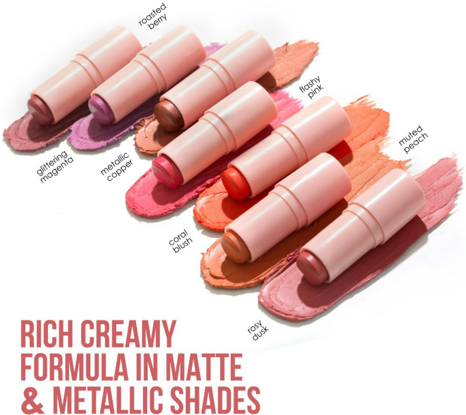 Image of BLUE HEAVEN Kiss & Blush, Lip and Cheek Tint, Flashy Pink, 8.5gm Flashy Pink