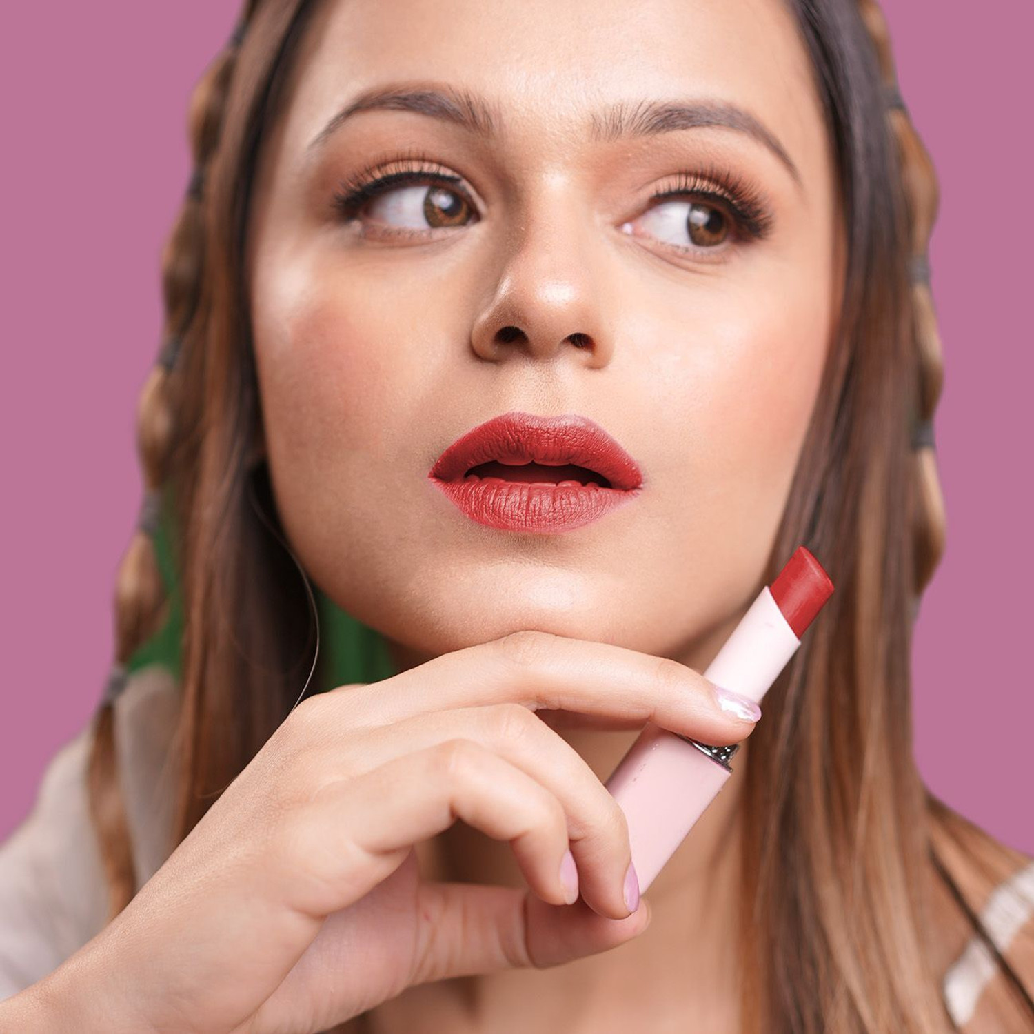 Image of LOTUS MAKE - UP Color X Matte Lipstick Bliss-13, Long-Lasting, Bold , Highly Pigmented