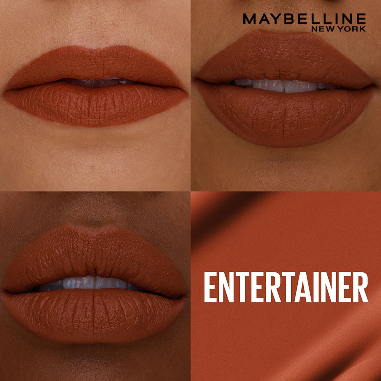 Image of MAYBELLINE NEW YORK Superstay Matte Ink Liquid Lipstick - 16H Longwear Matte | Entertainer