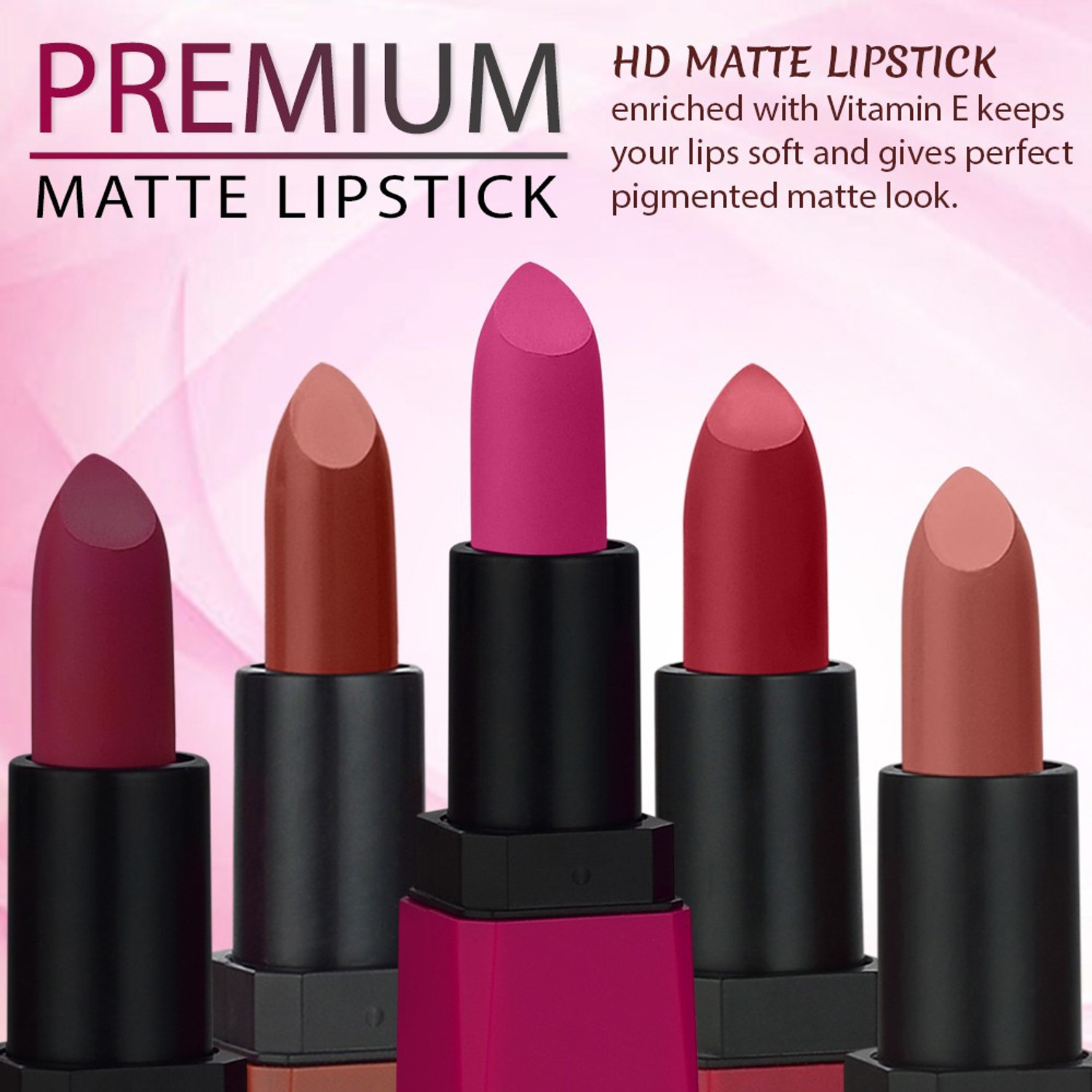 Image of ForSure HD Matte Lipstick Long hours Stay Smooth Matte Texture 3.5gm