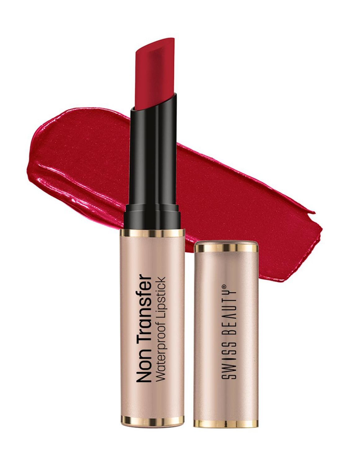 Image of SWISS BEAUTY Non Transfer Waterproof Lipstick | Matte Finish Long Lasting | with Jojoba Oil