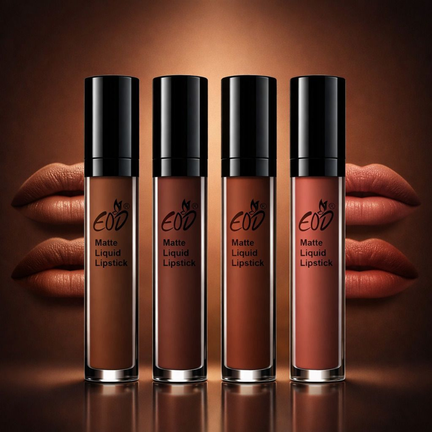 Image of EOD Matte Liquid Lipstick Combo | Long Lasting Waterproof |Brown Nude Collection