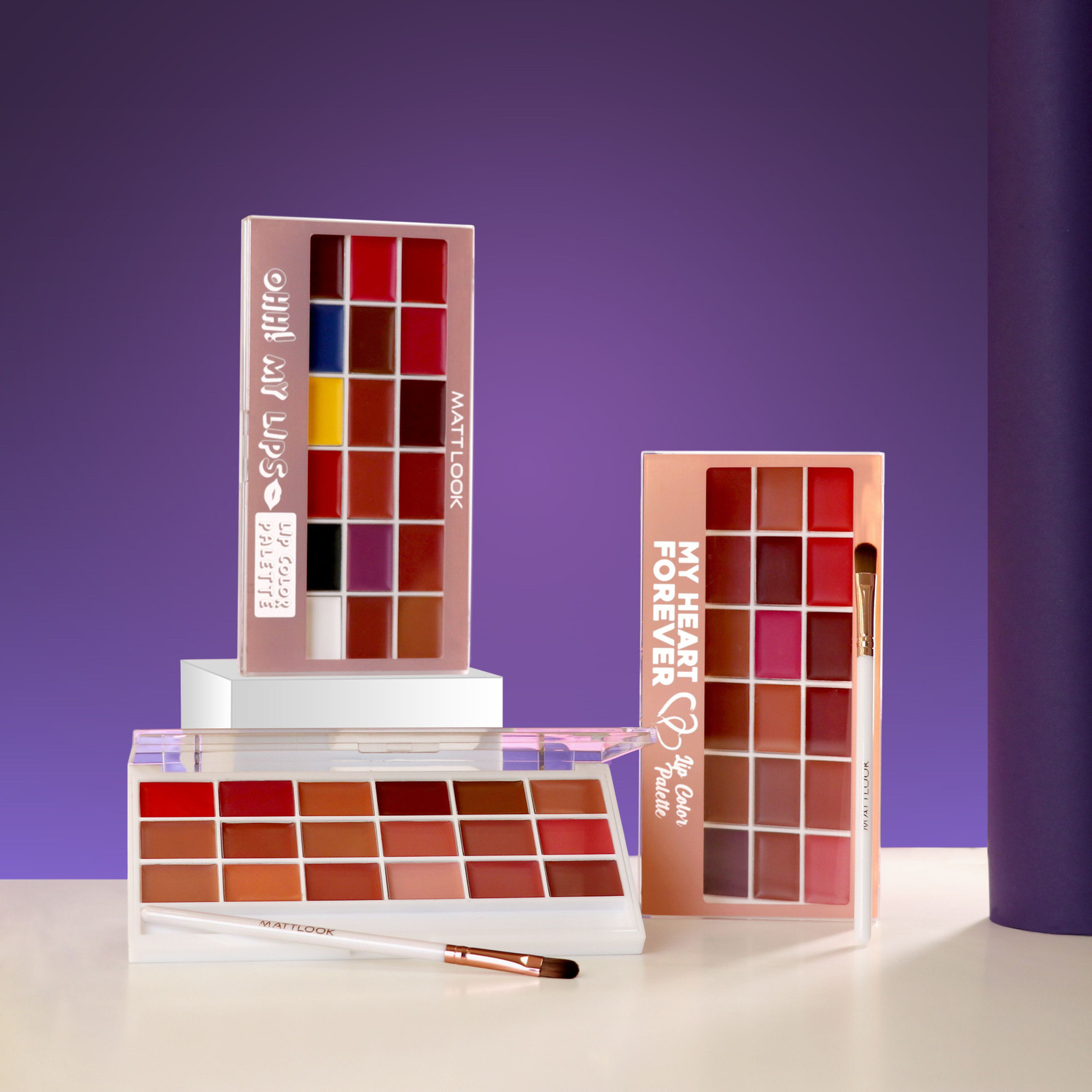 Image of MATTLOOK 18Color Ultra Pigmented Forever Matte Lip Color Palette, Nonsticky, Long Lasting