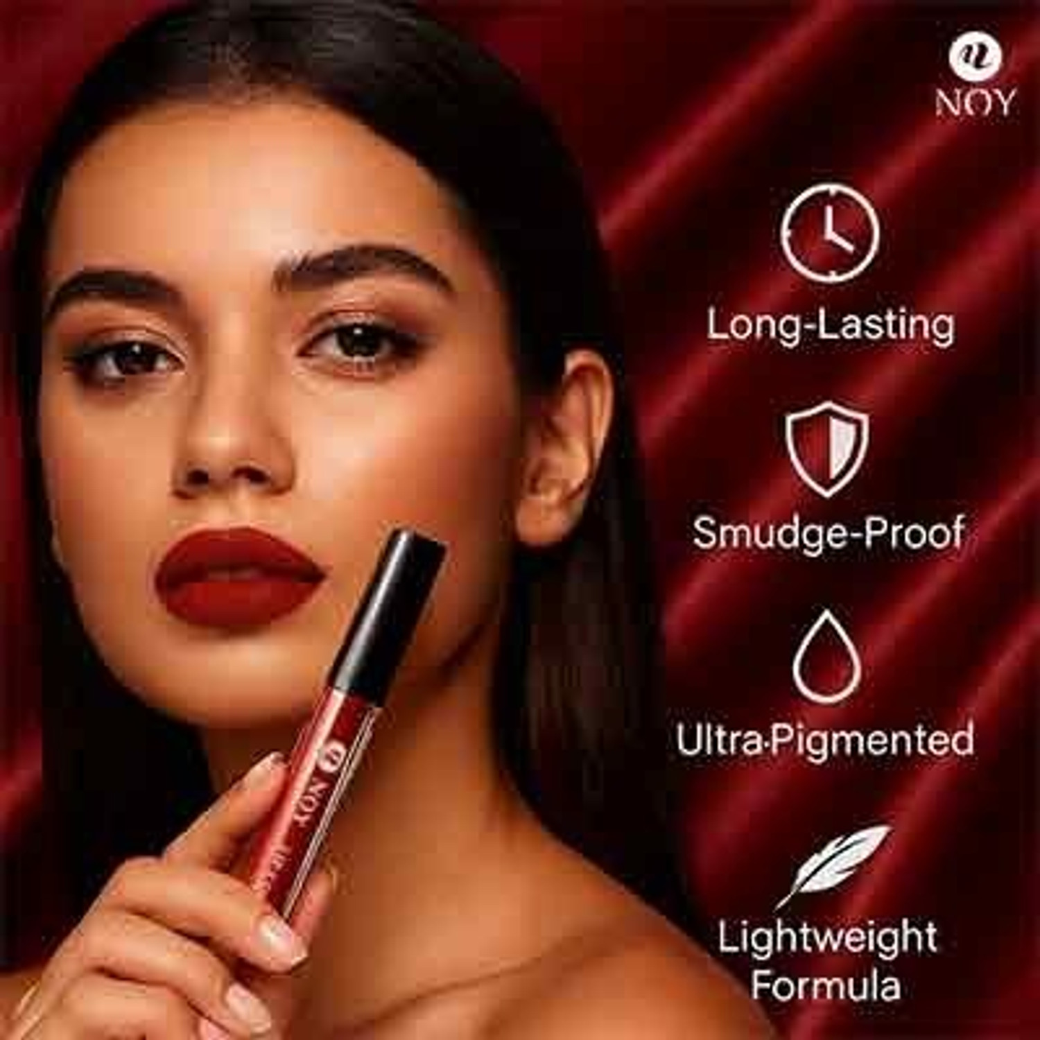 Image of NOY Liquid Matte Lipstick Set Soft Matte High Colour Payoff Matte Lipstick