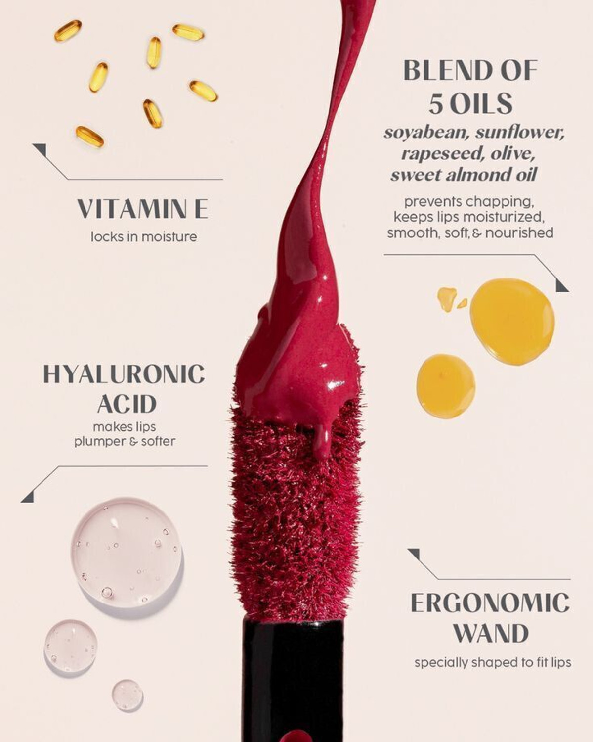 Image of MINNOE New-makeup minliquid lipstick 4pcs, 5in1 lipstick and eyeliner