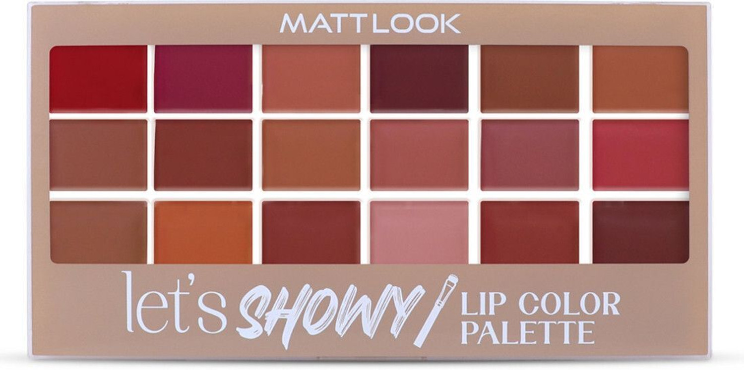 Image of MATTLOOK 18Color Ultra Pigmented Forever Matte Lip Color Palette, Nonsticky, Long Lasting