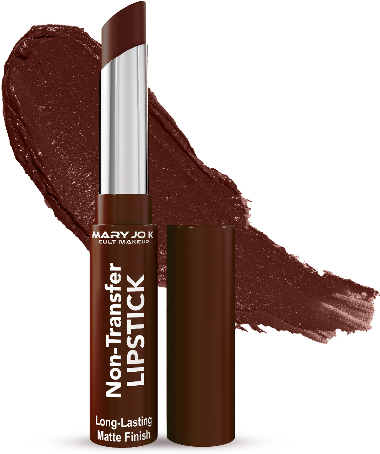Image of MARY JO K Non Transfer Lipstick, Smudge-proof & Transfer-proof Wear, Vitamin E