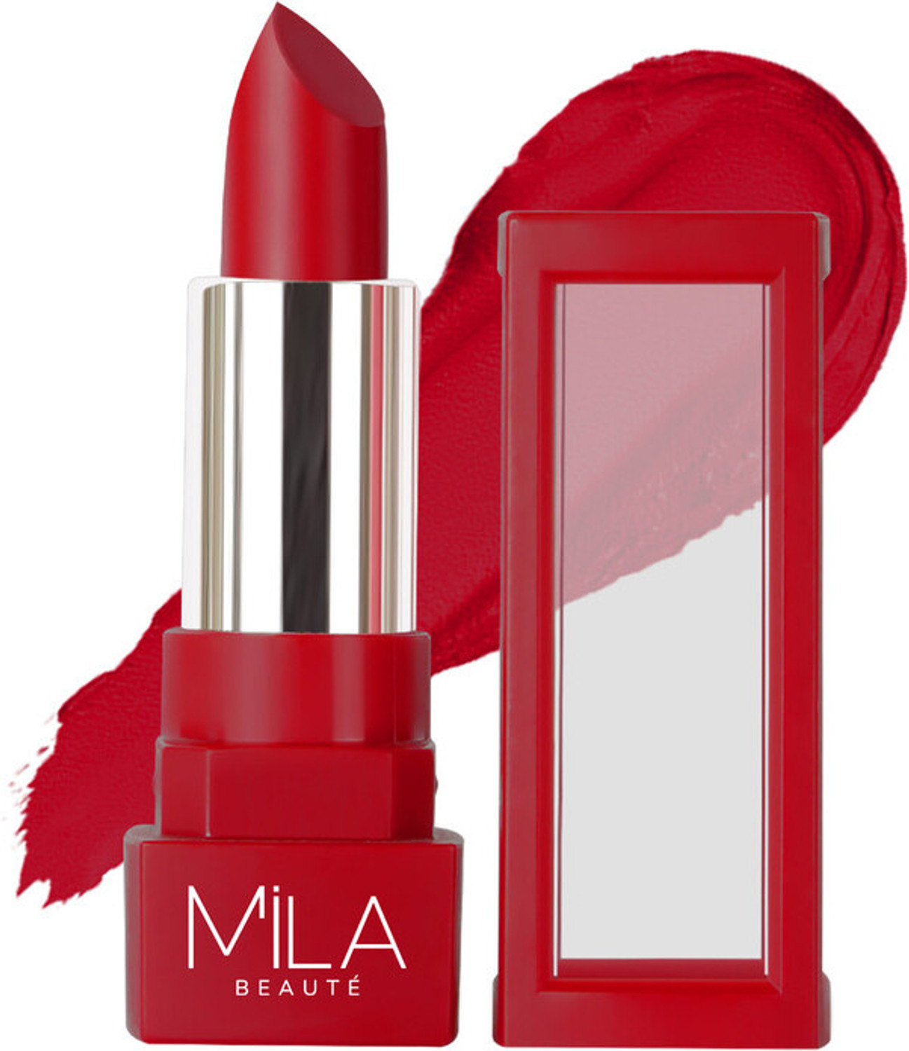 Image of mila beaute Matte Lipstick | Highly Pigmented & Lightweight Formula | Matte Finish |