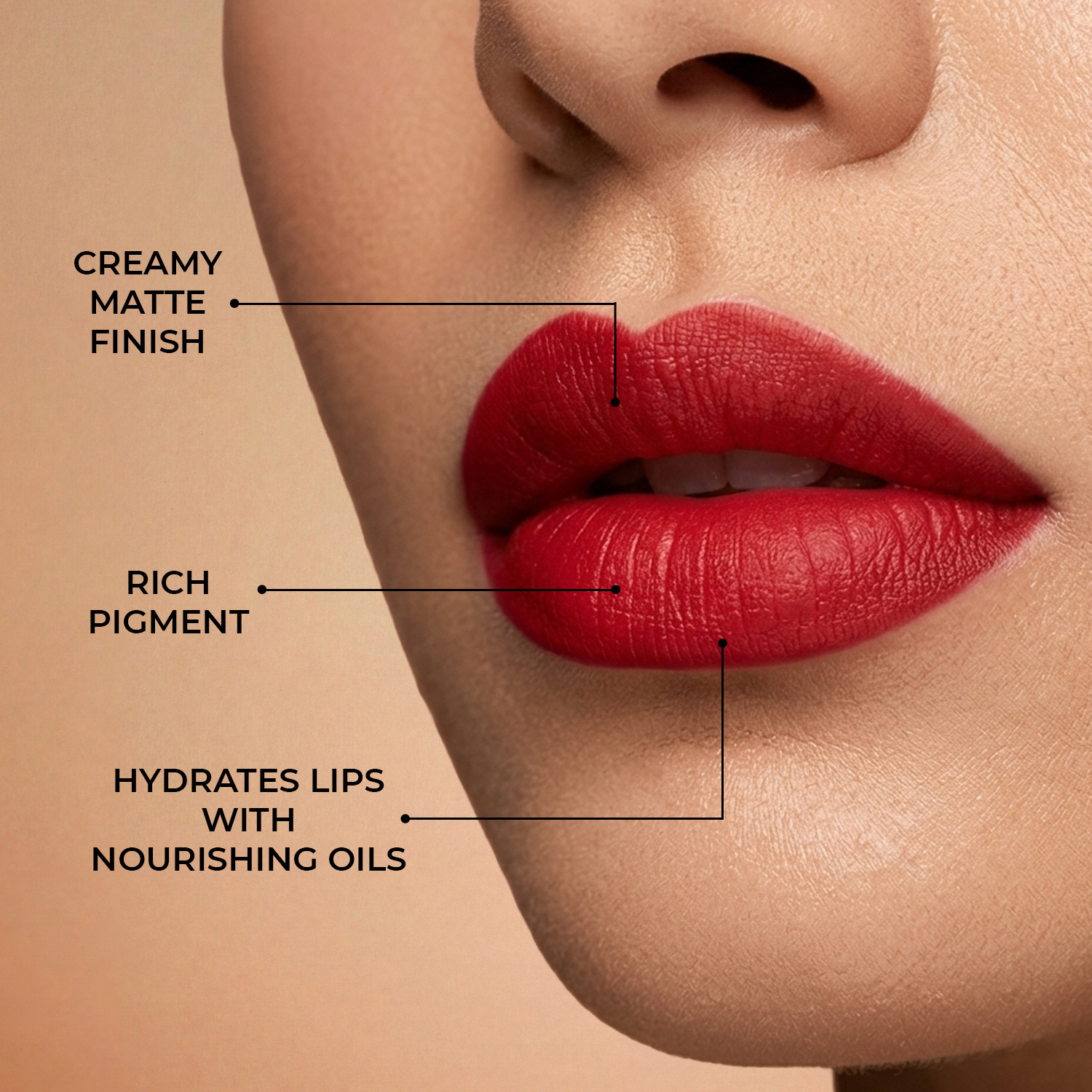Image of Just Herbs Herb Enriched Lipstick Kit 8 Creamy Matte Lipsticks Travel Friendly