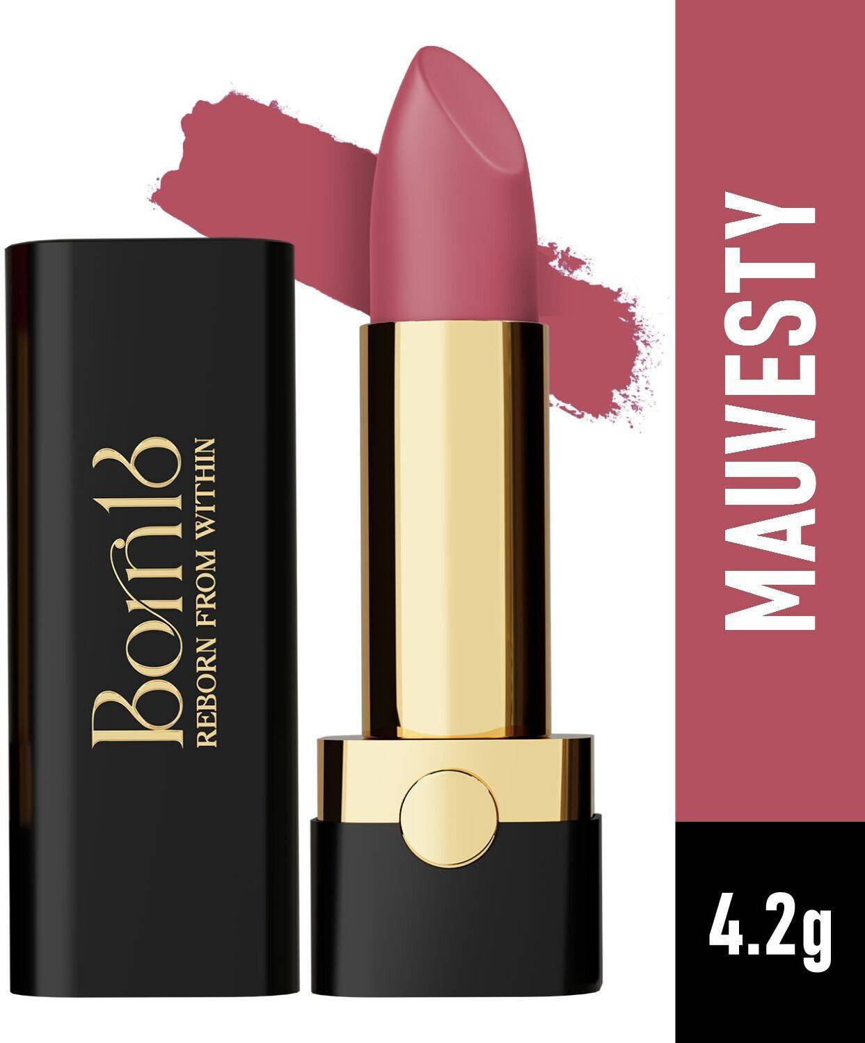 Born16 Moon Duchess Matte Perfection Lipstick-Mauvesty
