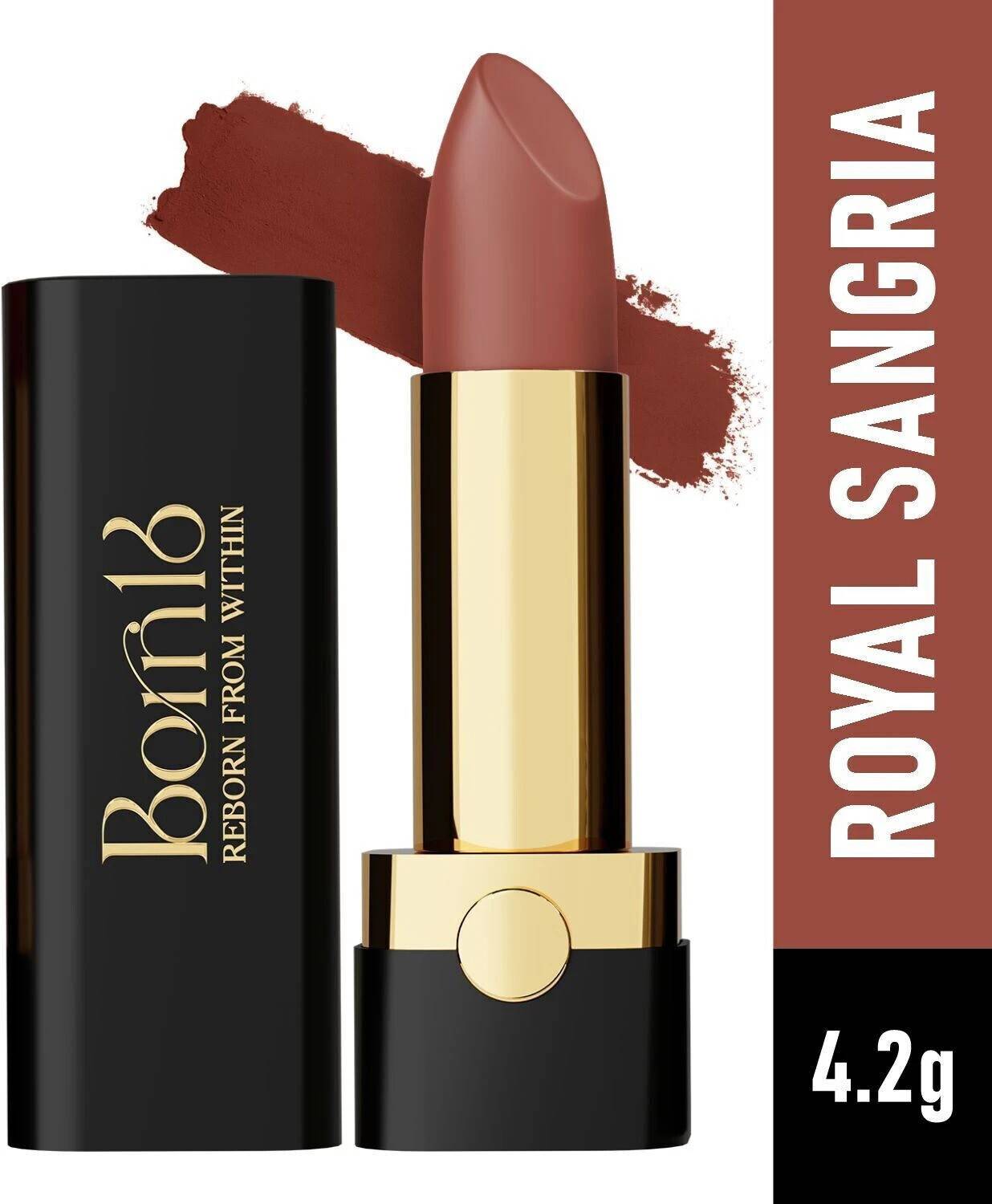 Born16 Moon Duchess Matte Perfection Lipstick-Royal Sangria