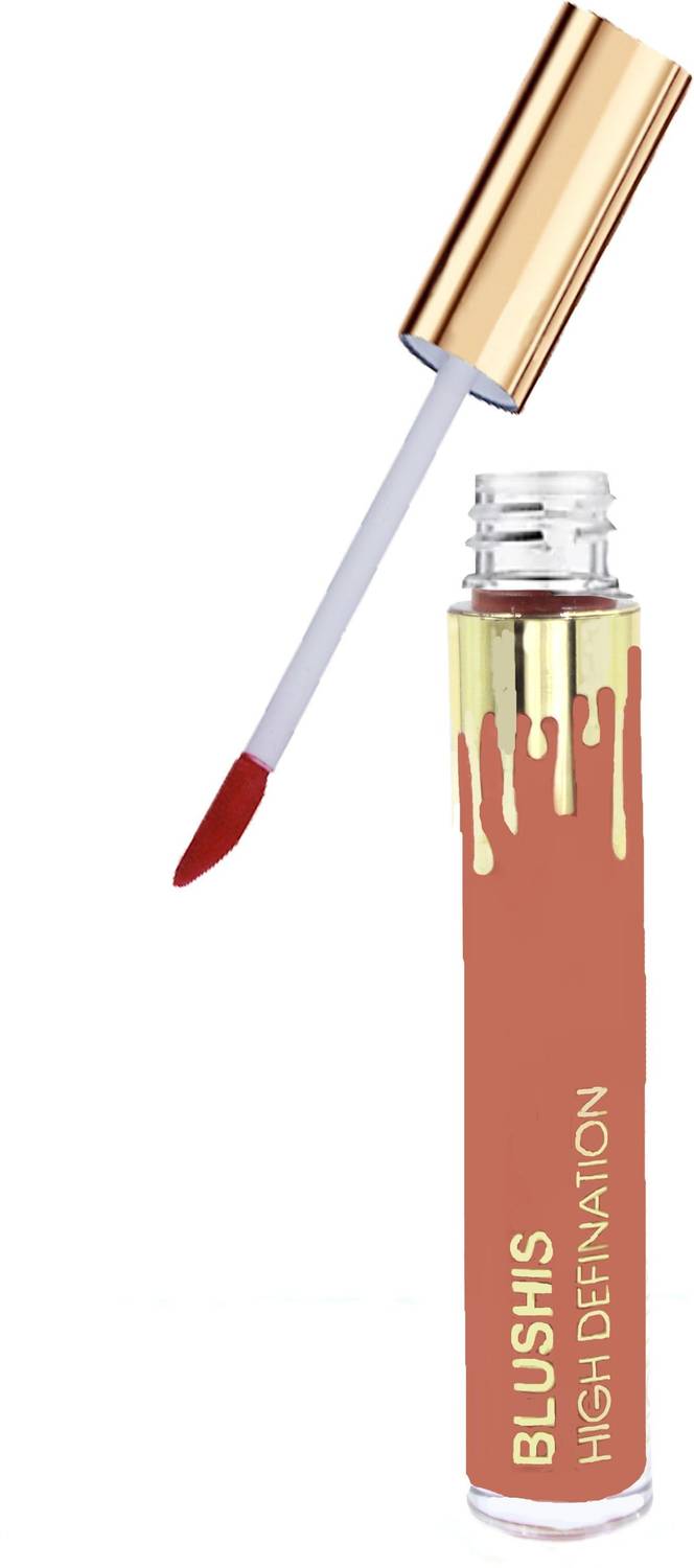 BLUSHIS High Defination Non Transfer Liquid Matte Lipstick (coffee toffee colour)