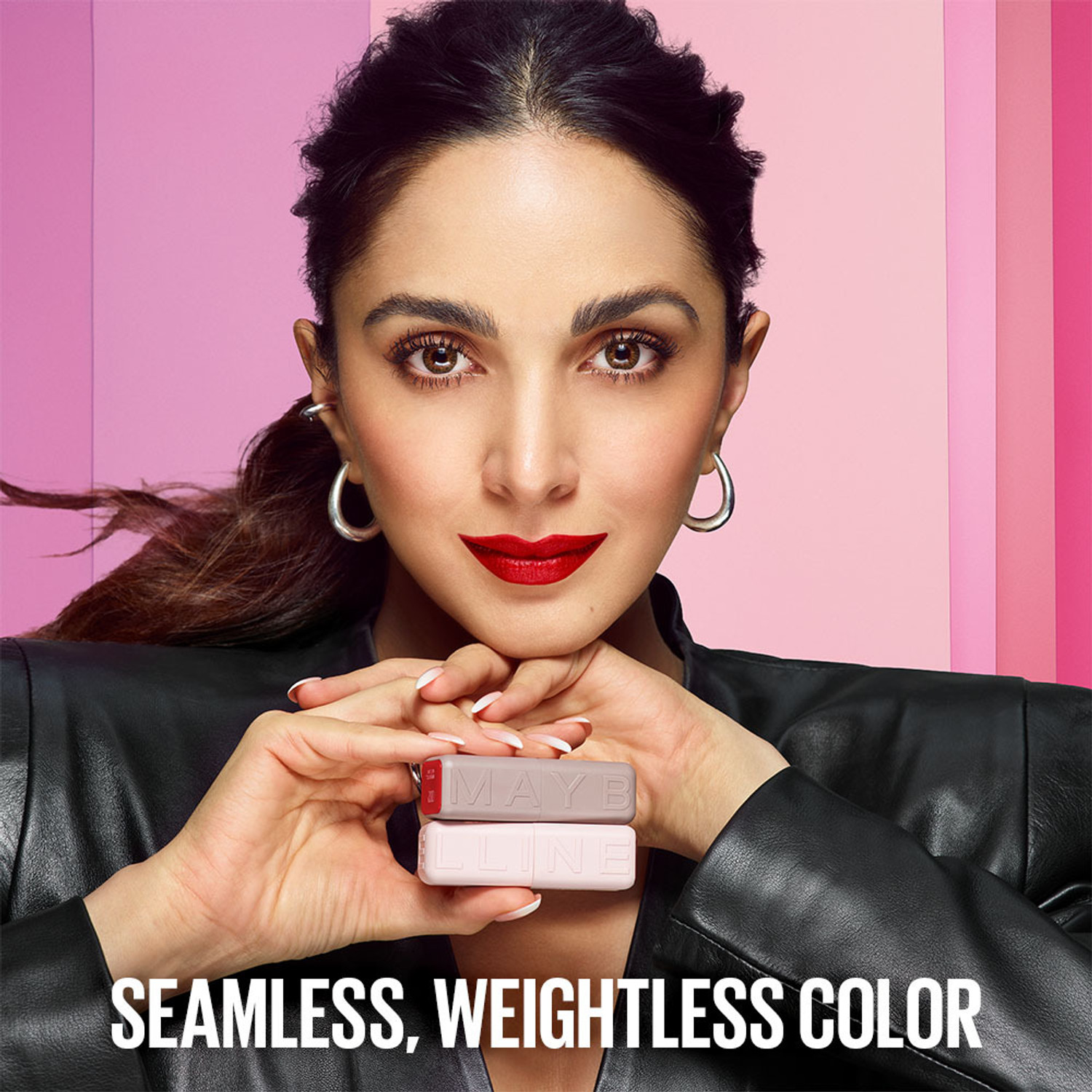 Image of MAYBELLINE NEW YORK Serum Lipstick (Satin) 8Hr Hydrated color - 103 Make it Work
