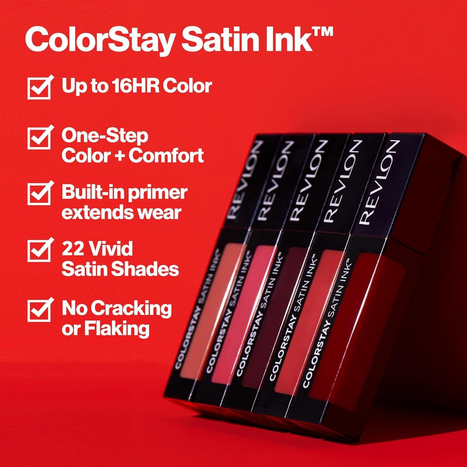 Image of Revlon ColorStay Satin Ink Liquid Lipstick | Longlasting 16 Hrs