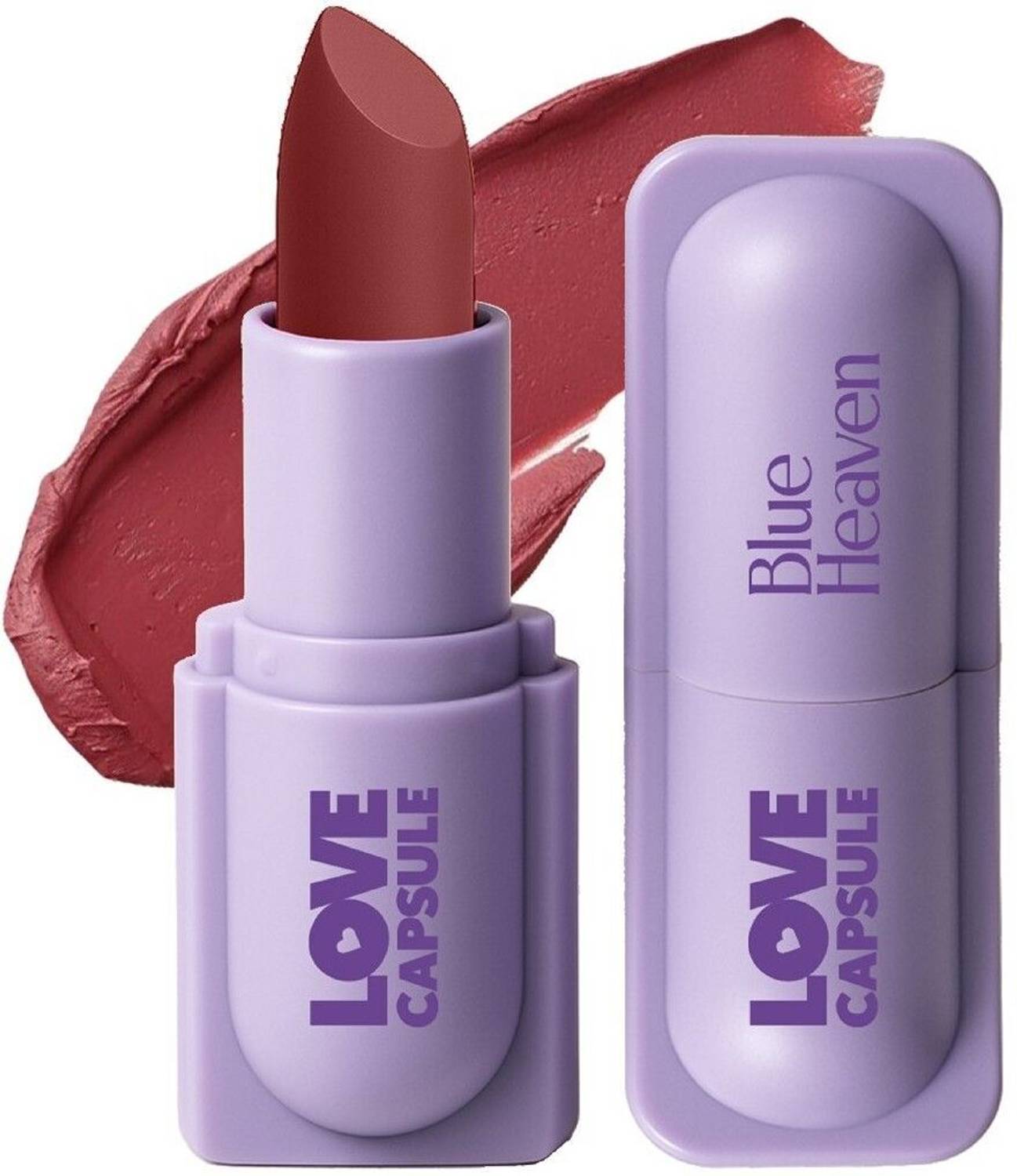 BLUE HEAVEN Love Capsule Powder Matte Lipstick |Old Rose , 4gm