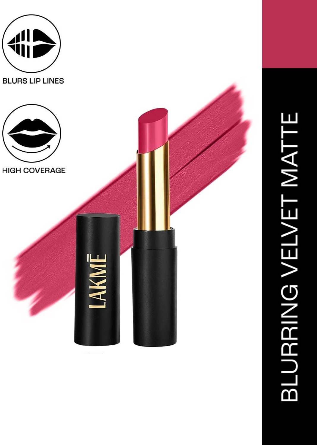 Image of Lakme Absolute Beyond Matte Lip 201 PinkPower 3.4gm