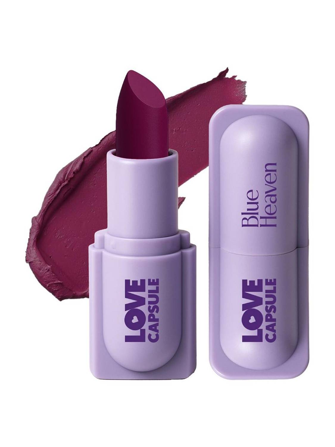 BLUE HEAVEN Love Capsule Powder Matte Lipstick |Mysterious Mauve, 4gm