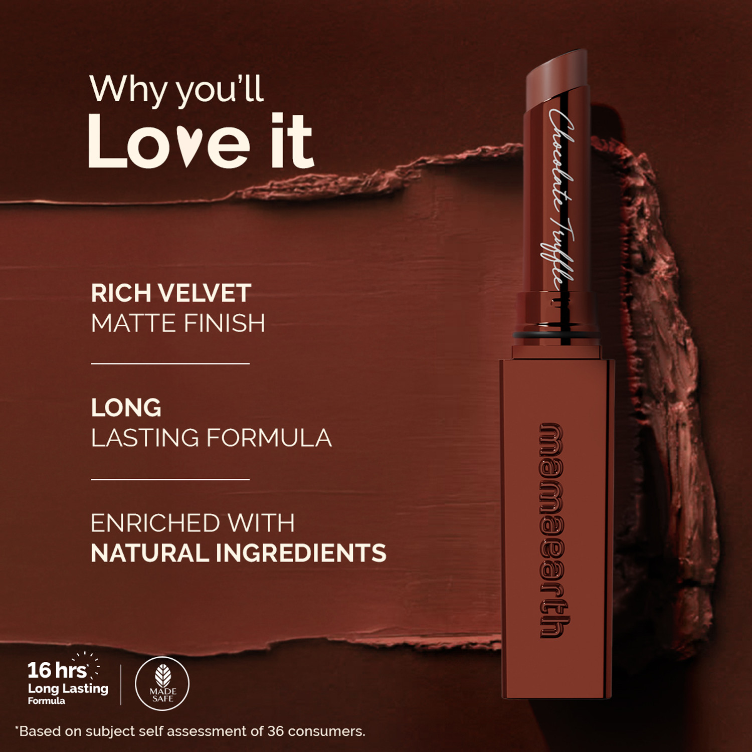 Image of Mamaearth ME Luxe Matte Long Stay Lipstick 09