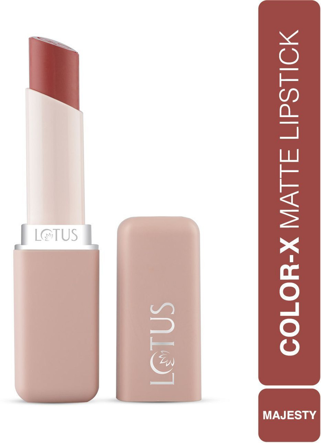 Image of LOTUS MAKE - UP Color X Matte Lipstick Majesty-17, Long-Lasting, Bold ,Highly Pigmented