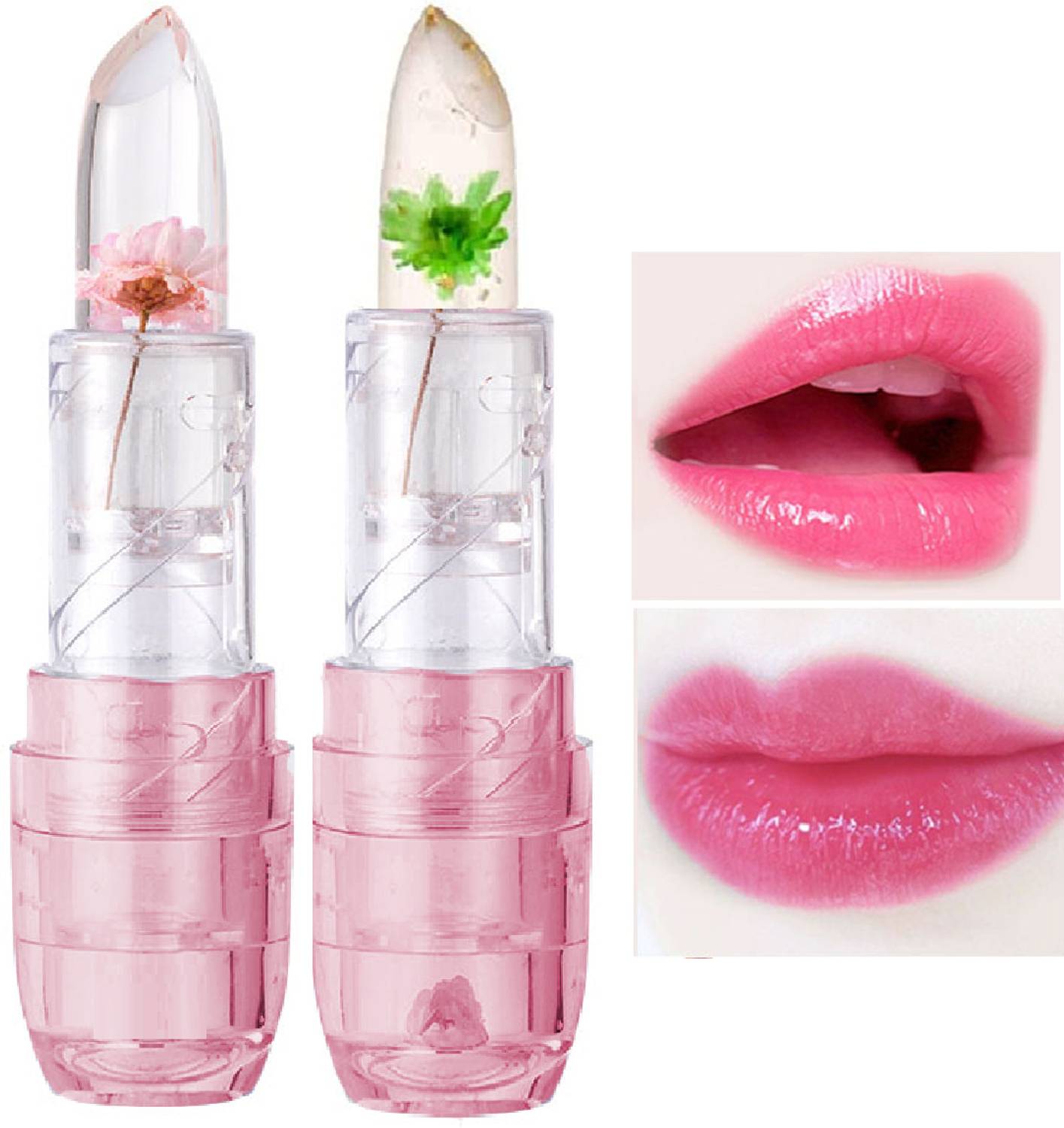 ADJD Light pink & Bottle green Temperature Change Long Lasting Color Change Lipstick