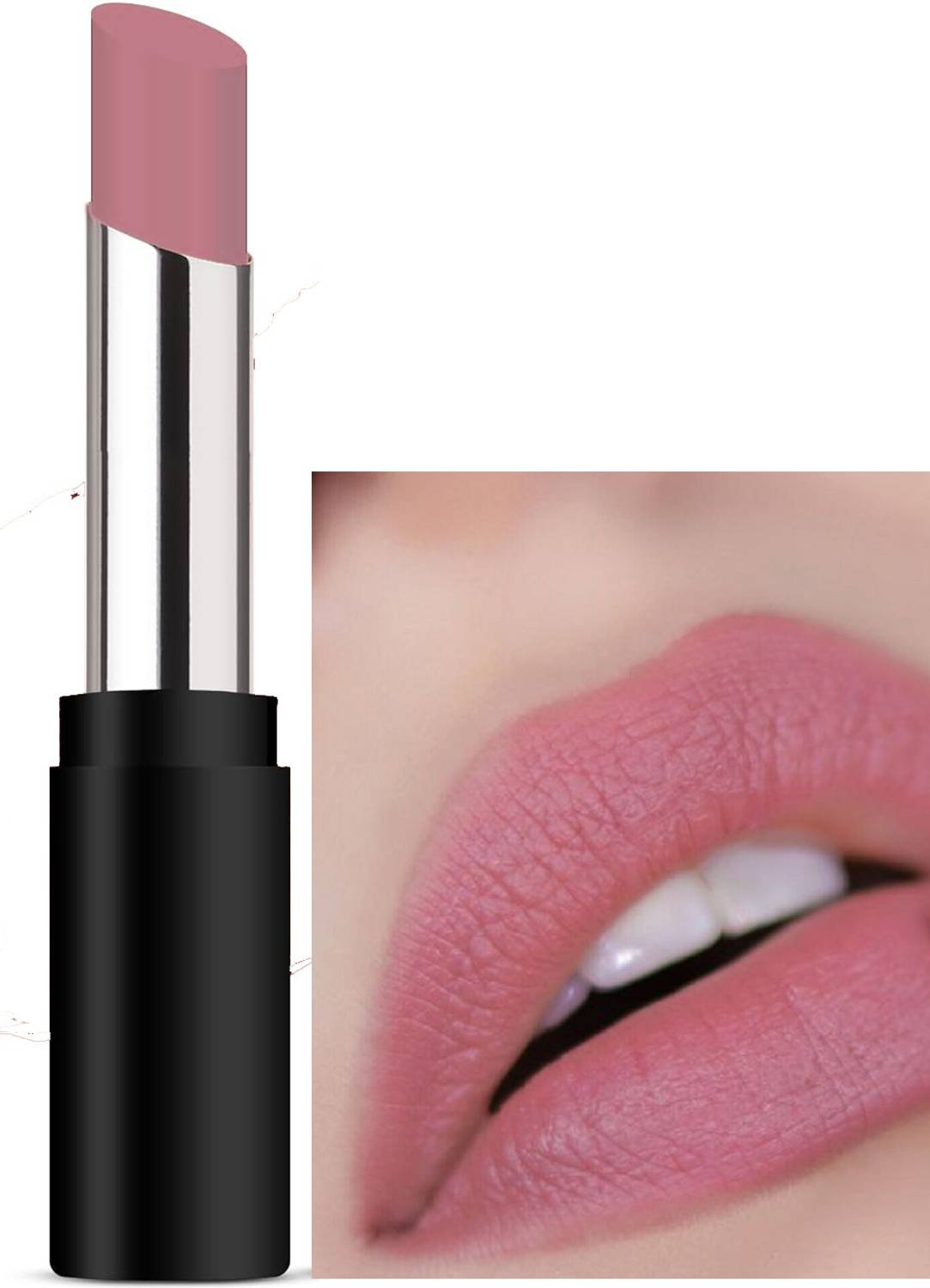 ADJD Matte Finish NonTransfer Lipstick Lightweight & Highly Pigmented Lotus pink