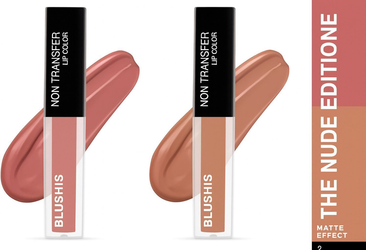 Image of BLUSHIS The Nude Editon Liquid Matte Lipstick Combo
