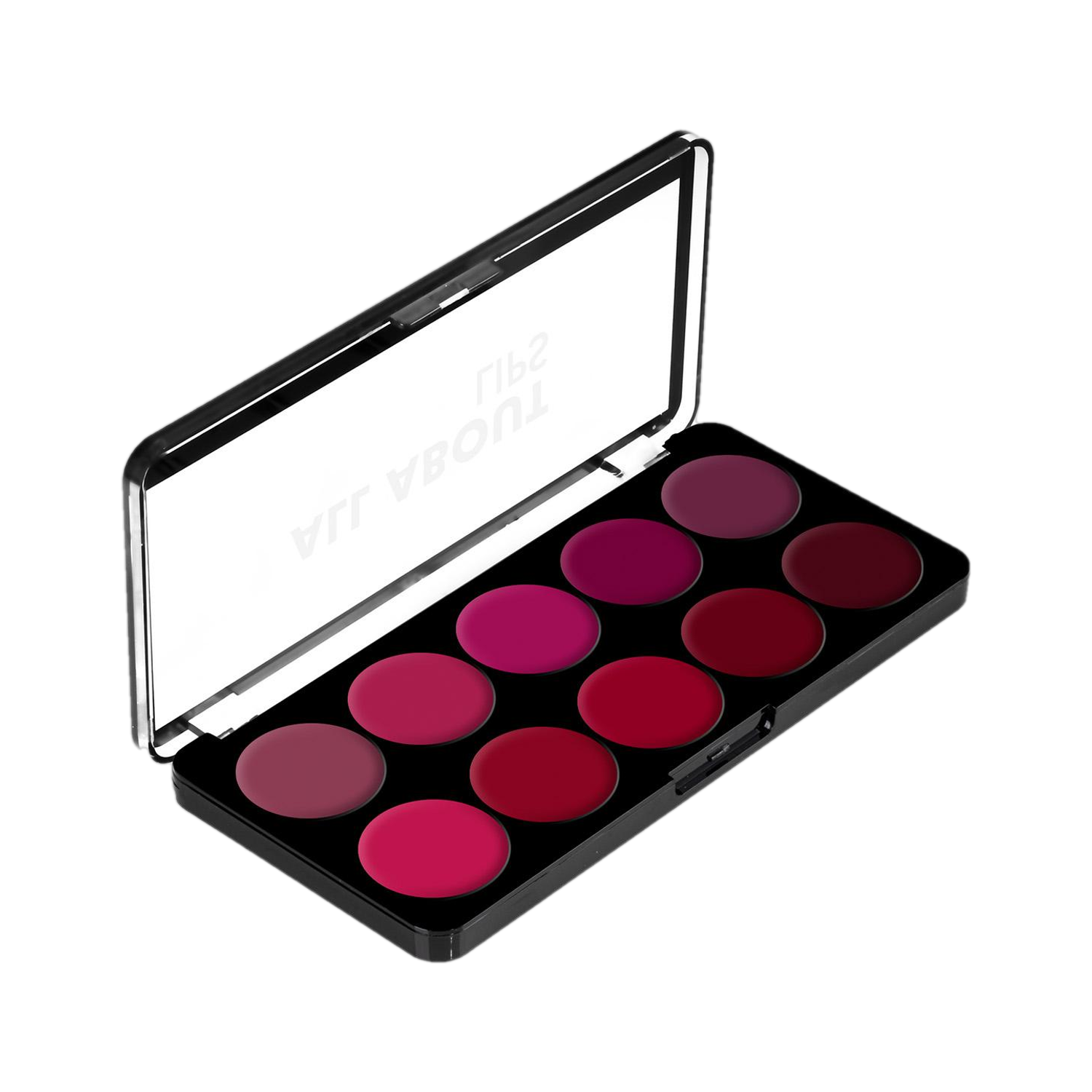 Image of SWISS BEAUTY All About Lip Palette | 10 Pigmented Shades | Creamy Matte | Travel
