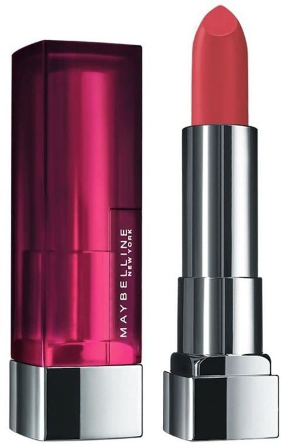 Image of MAYBELLINE NEW YORK Color Sensational Creamy Matte Lipstick, 671 Heated Pink, 3.9g
