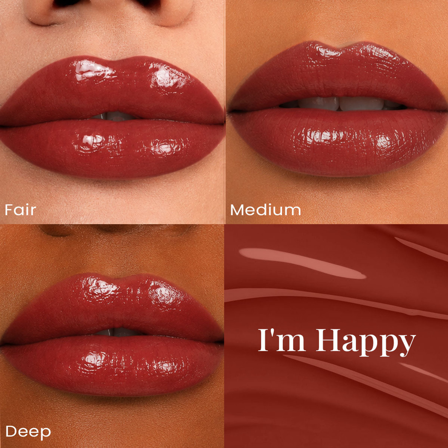 Image of Staze Gloss Lock 2-in-1 Lipstick | Matte + Gloss | Waterproof | I'm Happy | 7g