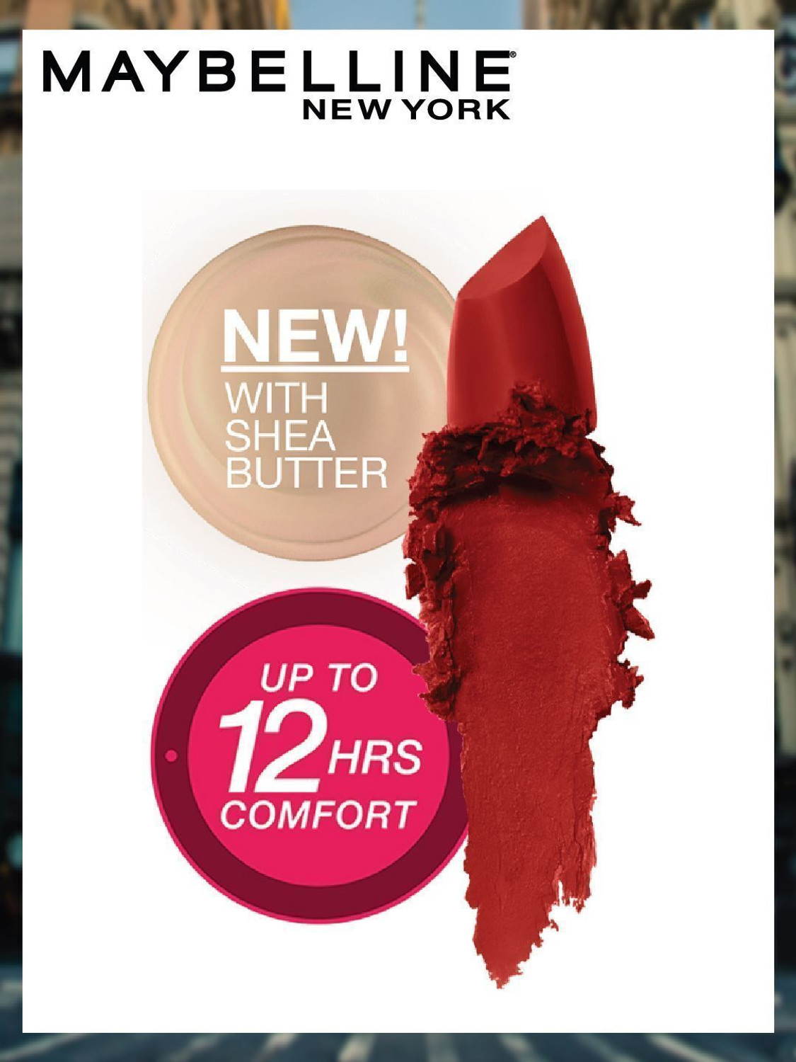 Image of MAYBELLINE NEW YORK Color Sensational Creamy Matte Lipstick, 677 Noho , 3.9gm