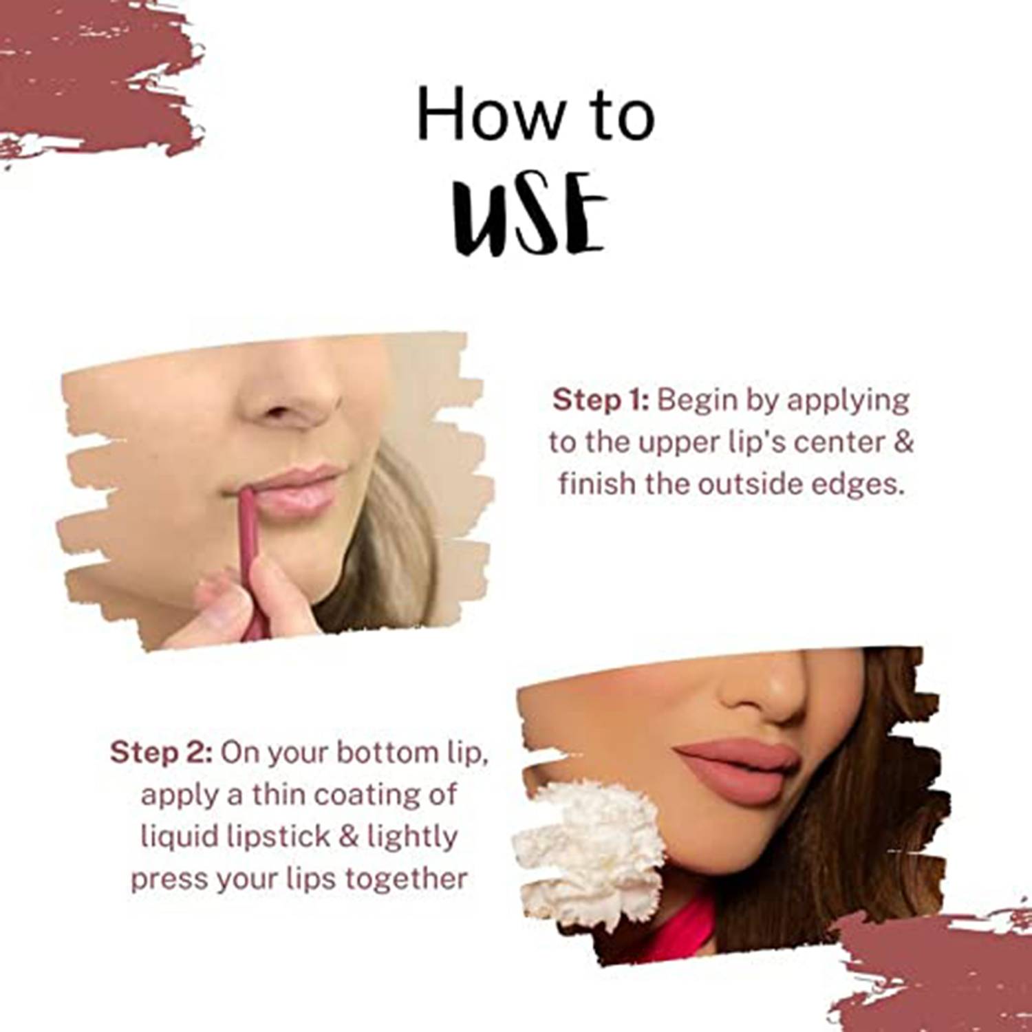 LOVE EARTH Liquid Mousse Lipstick Nudes Matte Finish Mini Pack of... more