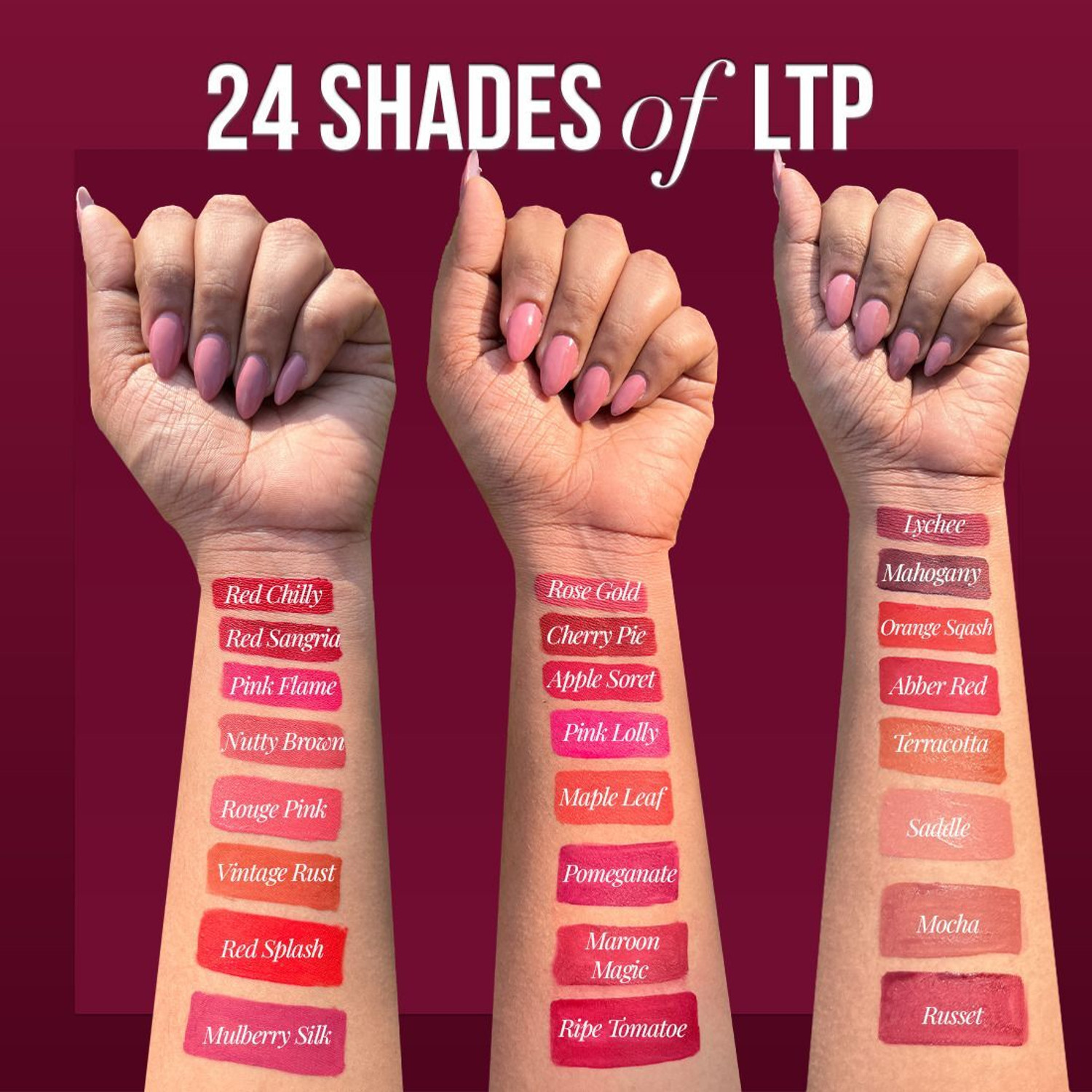 Image of COLORESSENCE Lipstay Non Transfer Matte Liquid Lipsticks |Richly Pigmented |12 Hours Stay L21