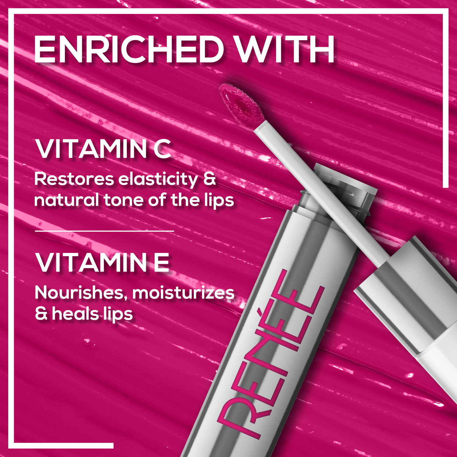 Image of Renee Gloss Stay Transfer-Proof Liquid Lip Color, Glossy Finish, Long-Lasting