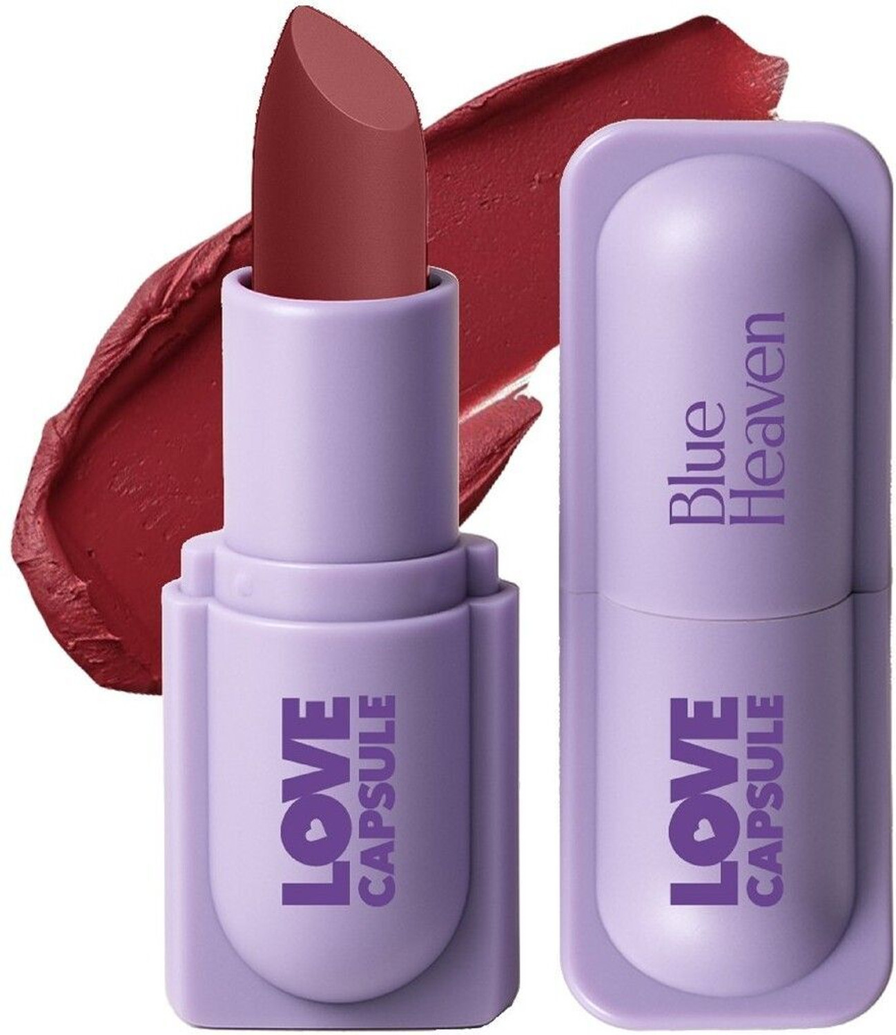 Image of BLUE HEAVEN Love Capsule Powder Matte Lipstick |Midnight Berry, 4gm