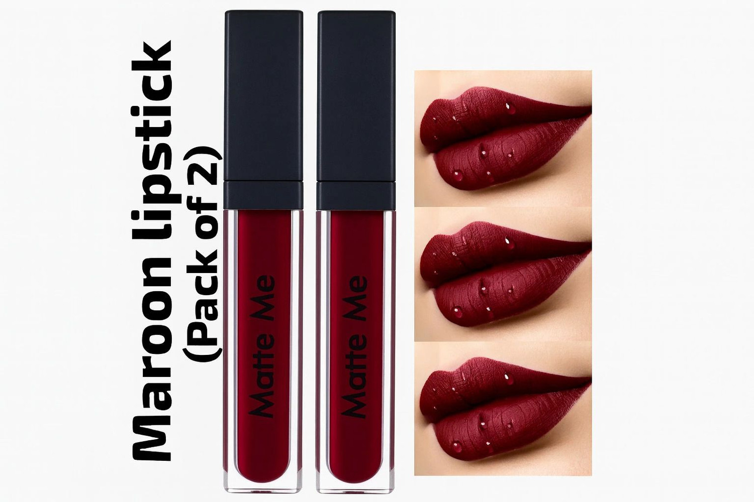 Image of BLUSHIS Non Transfer Smudge Proof Longlasting Sensational Liquid Matte Lipstick