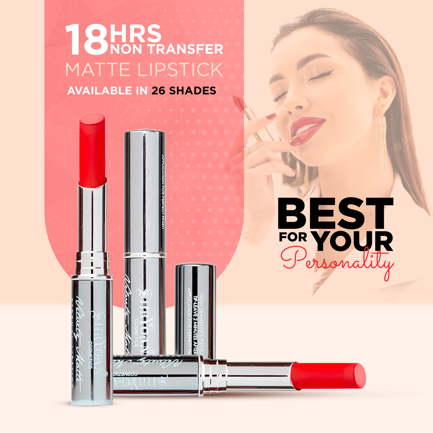 Image of Shryoan Non Transferable Matte Finish Premium Lipstick