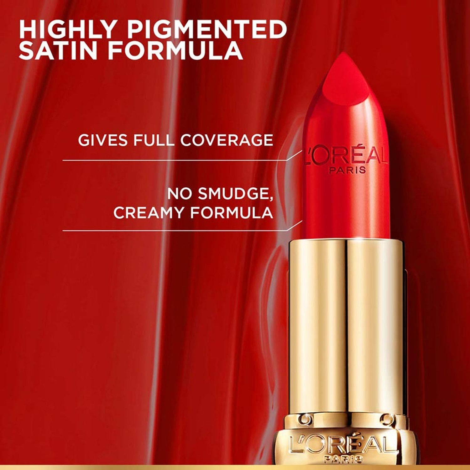 Image of L'Oreal Paris Color Riche Satin Lipstick- 125 Maison Marais,4.3 gm