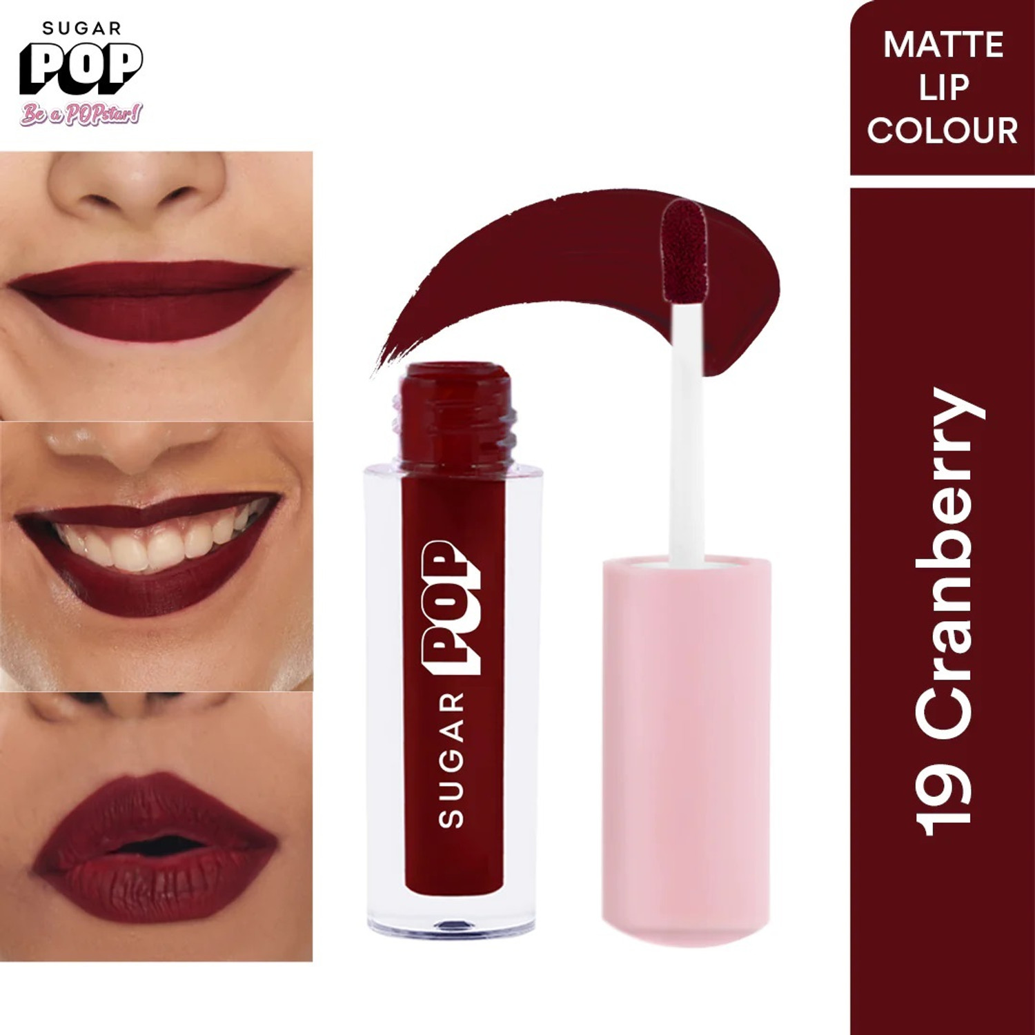 Image of SUGAR POP Matte Lipcolour - 19 Cranberry
