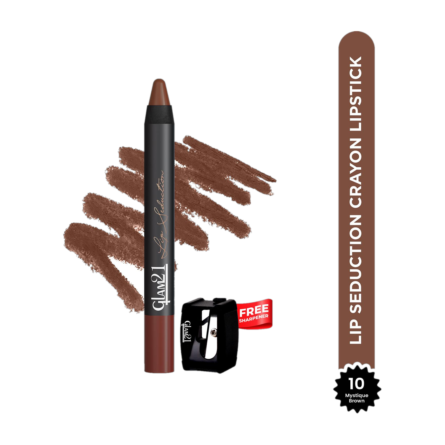 Image of Glam21 Lip Seduction Non-Transfer Crayon Lipstick|Longlasting Creamy Matte Formula