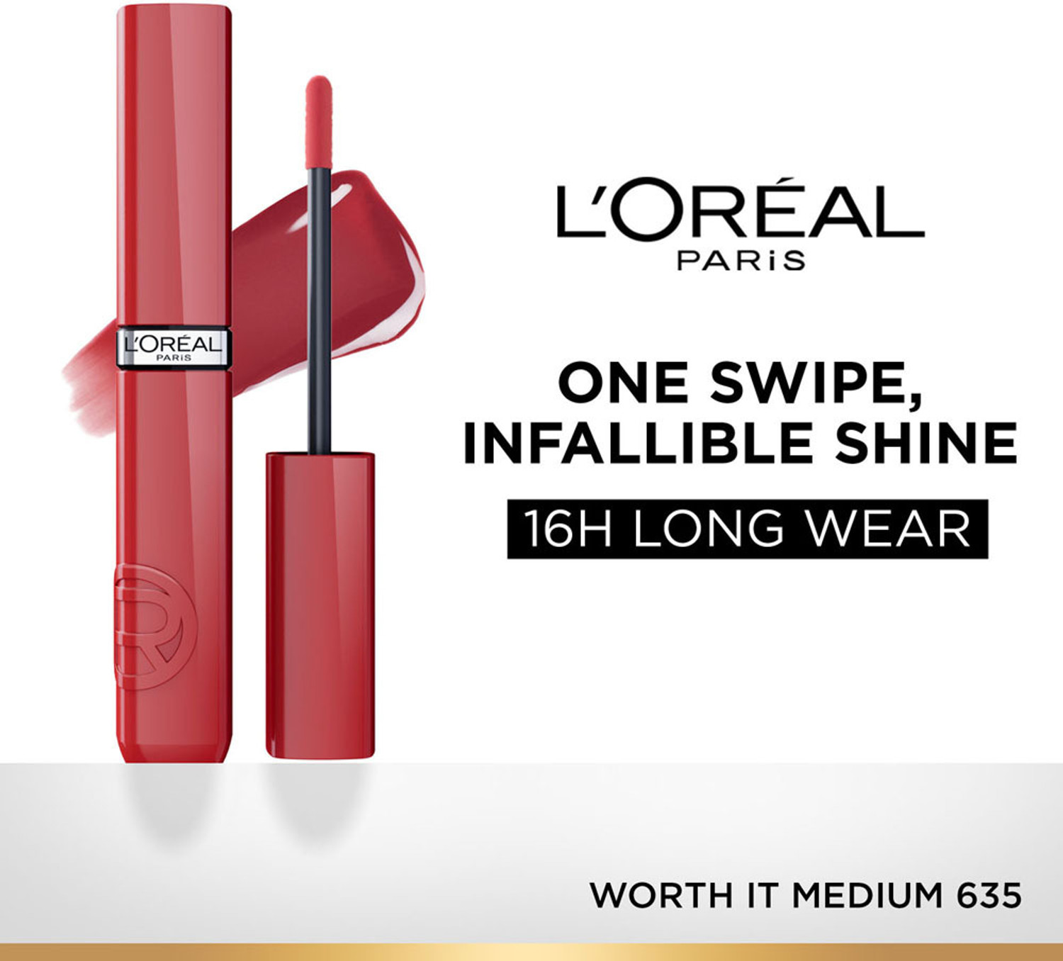 Image of L'Oreal Paris Infallible Laque Resistance Lacquer-Like Shine, 16H Longwear-635 Worth It Medium