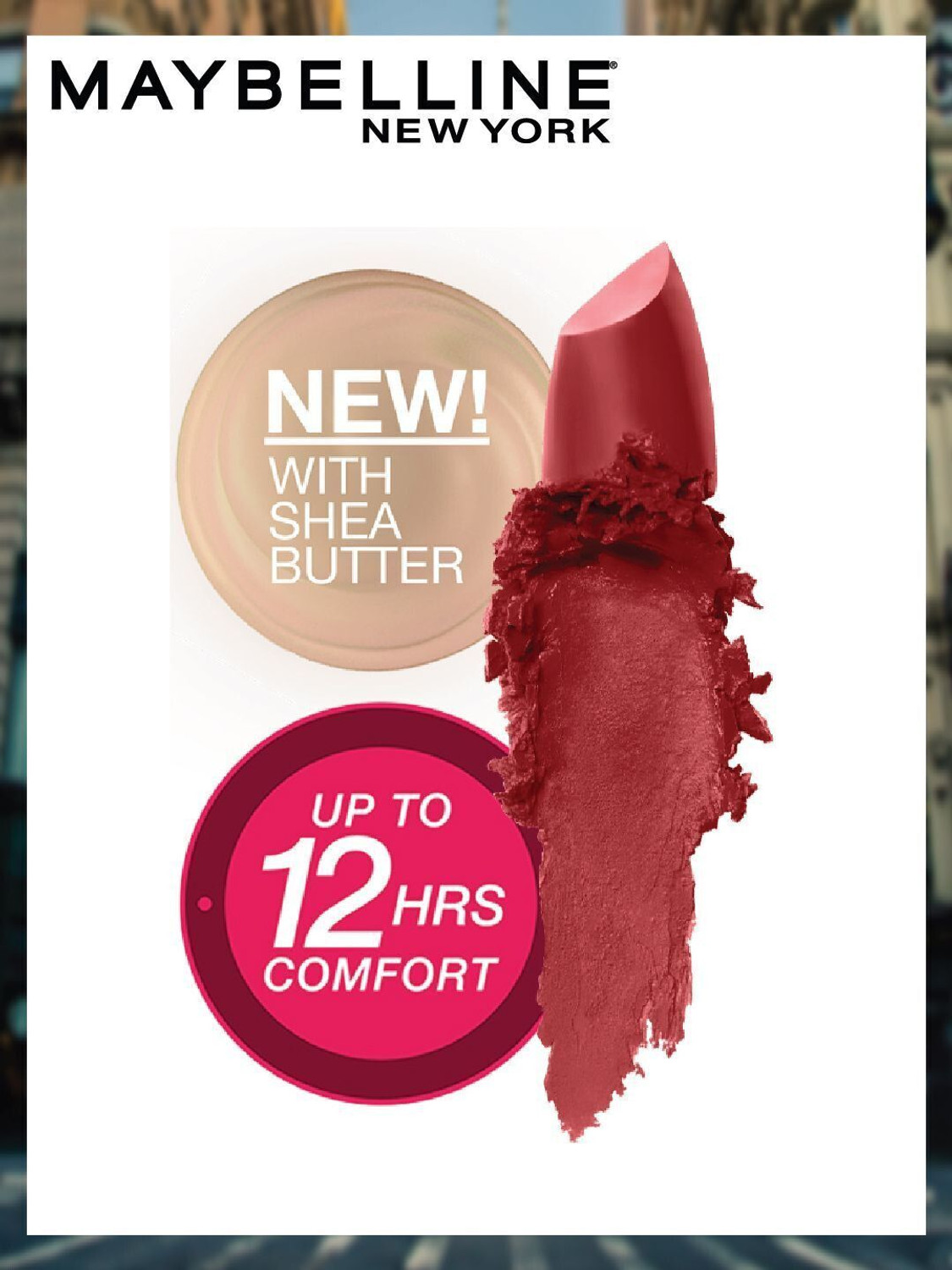 Image of MAYBELLINE NEW YORK Color Sensational Creamy Matte Lipstick, 807 Dried Rose, 3.9g