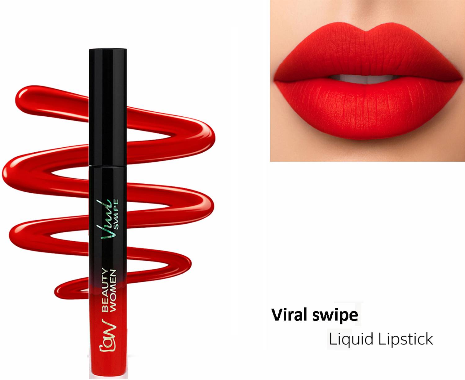 Beauty Women 24 Hrs Long-Lasting | Red Liquid Lipstick | Smudge & Waterproof Matte