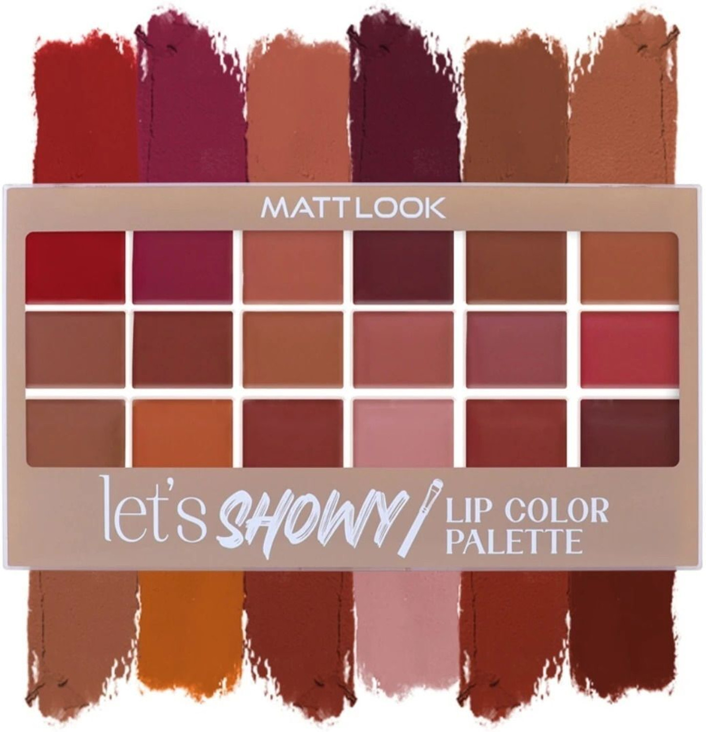 Image of MATTLOOK 18Color Ultra Pigmented Forever Matte Lip Color Palette, Nonsticky, Long Lasting