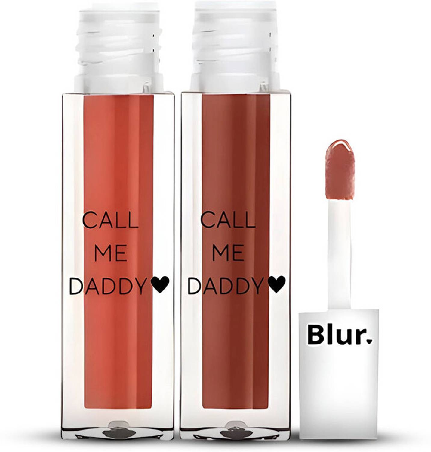 Blur India Call Me Daddy Liquid Matte Kit- Brick & Deep Brown Lipstick Duo | 5ml Each