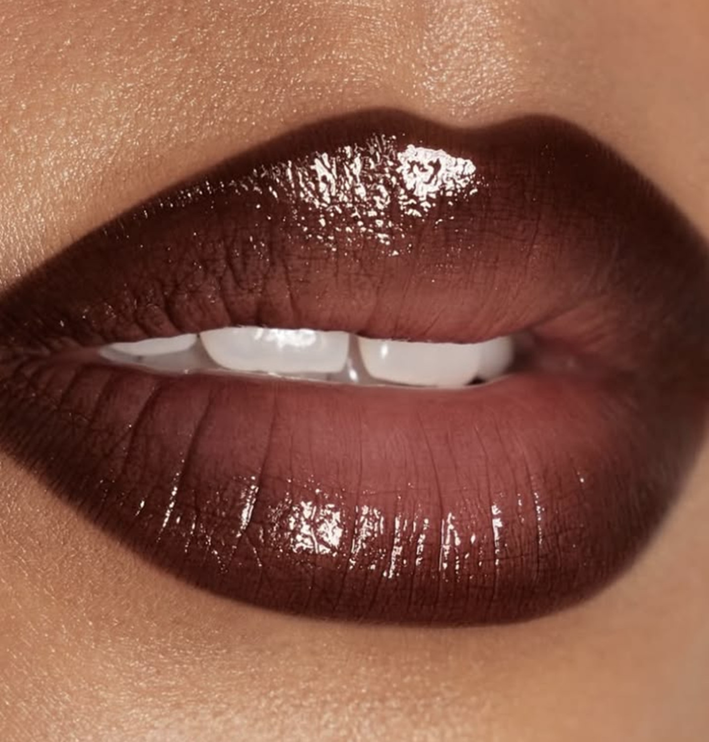 Image of SIZLLIK Glossy Brown Lip Kit with Lipstick and Lip Liner