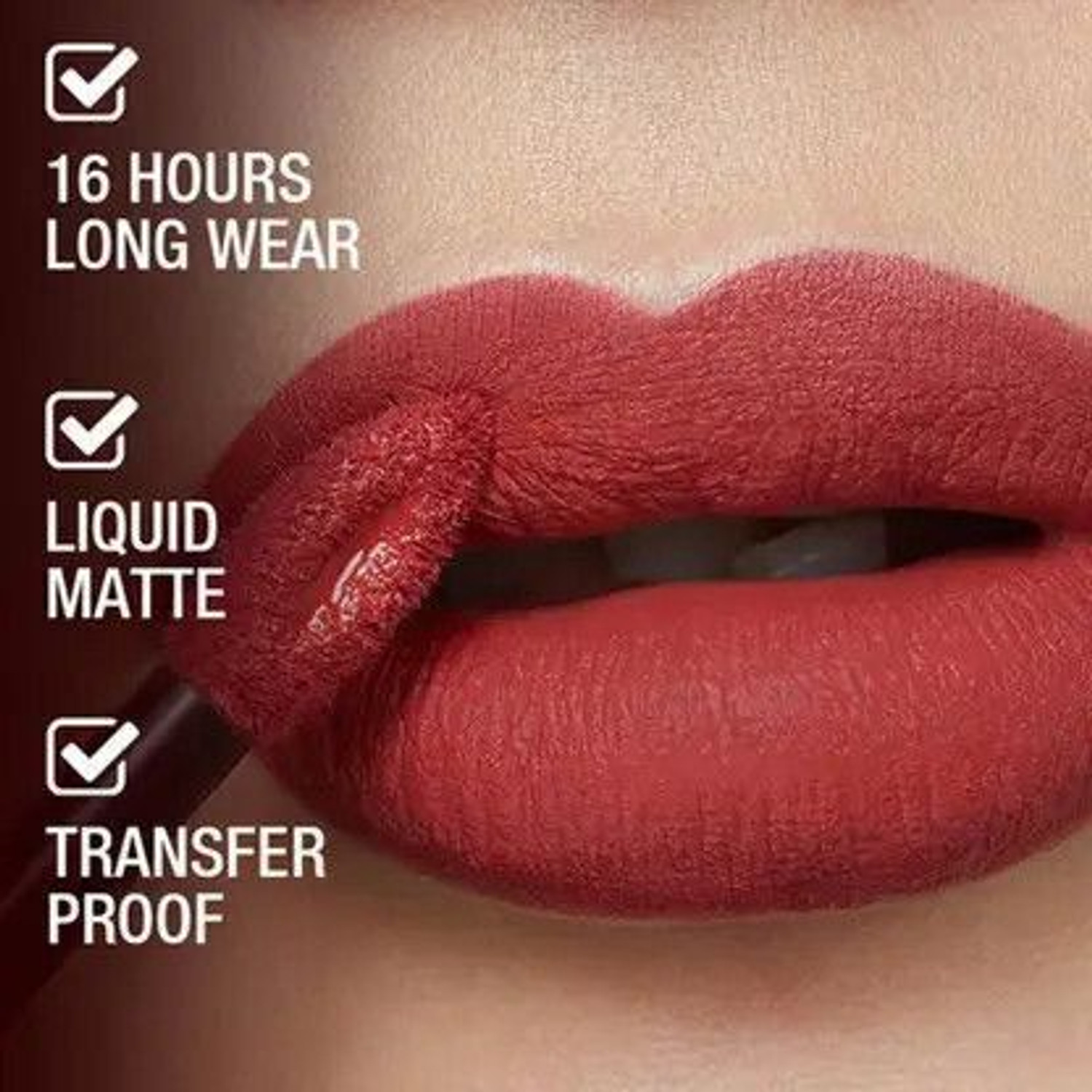 Image of BLUSHIS Non Transfer Smudge Proof Longlasting Sensational Liquid Matte Lipstick