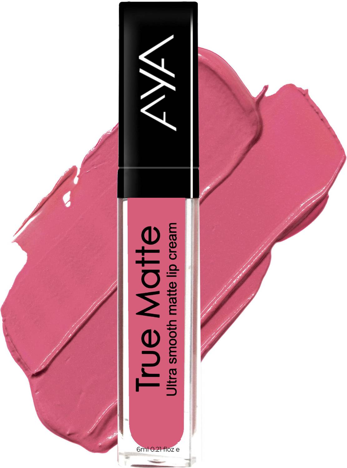 AYA True Matte Liquid Lipstick, Ultra Smooth Matte Lip Cream, 05 Pink, 6ml