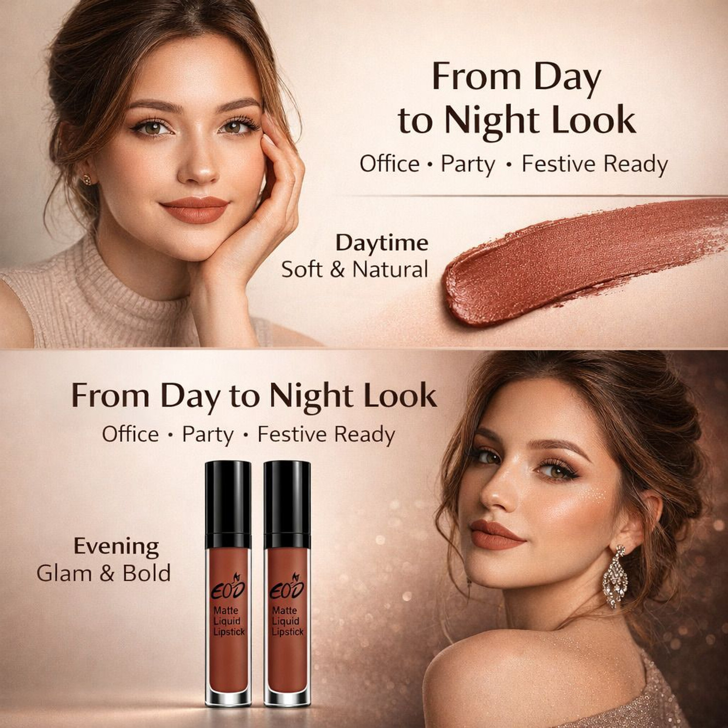 Image of EOD Matte Liquid Lipstick Duo | Smooth Matte All Day Wear