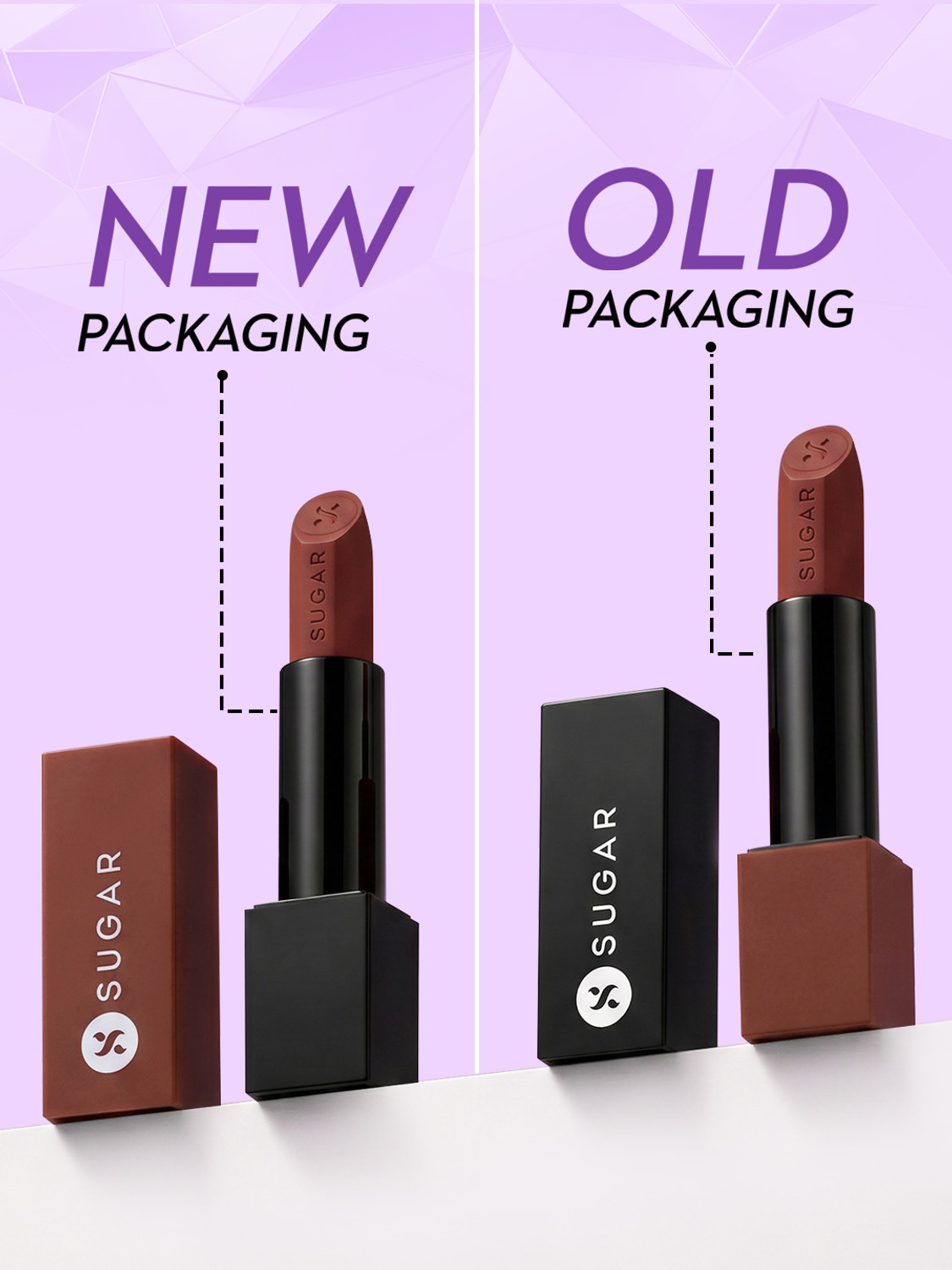Image of SUGAR Cosmetics Glide Peptide Serum Lipstick | Hyaluronic Acid & Vitamin E | Velvet Matte Finish